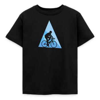 Bicycle Cycling Cycling Cycling - Kids' T-Shirt - black - Front - AI Model Kid Female (0cm)