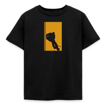 Icehockey Wintersport Icehockeyspieler - Kinder T-Shirt - Schwarz - Vorne - AI Model Kid Female (0cm)