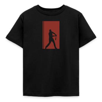 Baseball Baseball batte Fielding - T-shirt Enfant - noir - Devant - AI Model Kid Female (0cm)