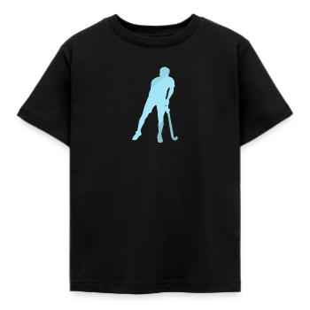 Hockey sur gazon Hockey sur gazon en salle Joueurs de hockey sur gazon - T-shirt Enfant - noir - Devant - AI Model Kid Female (0cm)