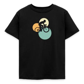 Fahrrad Cyclist - Kinder T-Shirt - Schwarz - Vorne - AI Model Kid Female (0cm)