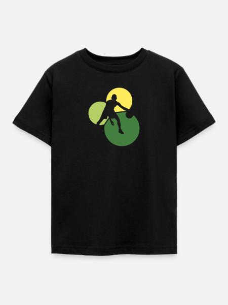 Hooping Basketball - Kinder T-Shirt - Schwarz