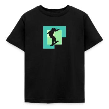 Snowboard Snowboarding Snowboarders - Kids' T-Shirt - black - Front - AI Model Kid Female (0cm)