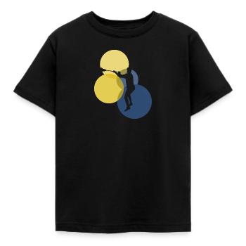 Crosse Fogo - Kinder T-Shirt - Schwarz - Vorne - AI Model Kid Female (0cm)