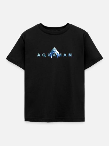 Aquaman Film DC Logo - T-shirt barn - svart