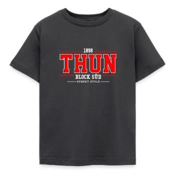 Tuna - Kids' T-Shirt - dark grey - Front - AI Model Kid Female (0cm)
