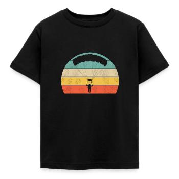 parachutisme - T-shirt Enfant - noir - Devant - AI Model Kid Female (0cm)