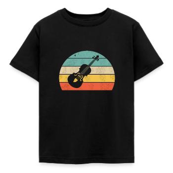 Violon Violon - T-shirt Enfant - noir - Devant - AI Model Kid Female (0cm)