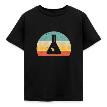 Laboratory assistant - Kids' T-Shirt - black - Front - AI Model Kid Female (0cm)