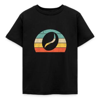 Grain de café - T-shirt Enfant - noir - Devant - AI Model Kid Female (0cm)