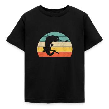 caméléon - T-shirt Enfant - noir - Devant - AI Model Kid Female (0cm)