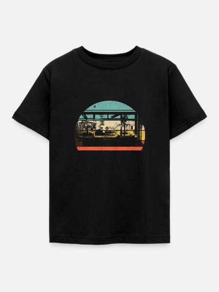 lost place - Kinder T-Shirt - Schwarz