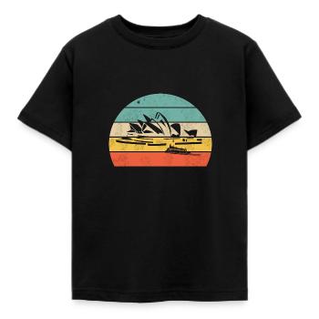 Opéra de Sydney - T-shirt Enfant - noir - Devant - AI Model Kid Female (0cm)