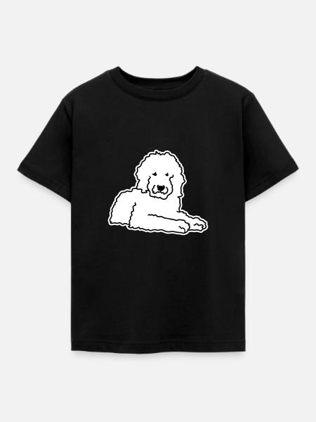 Goldendoodle - Kinder T-Shirt - Schwarz