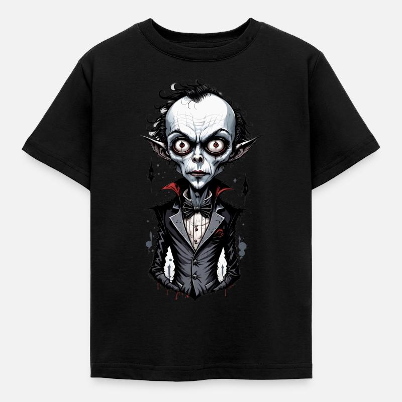 A Big-headed Vampire 8 - Kids' T-Shirt - black