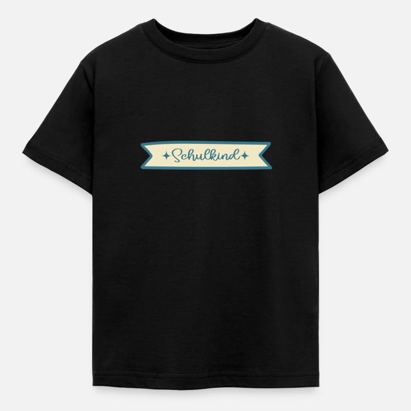 Schild - Kinder T-Shirt - Schwarz