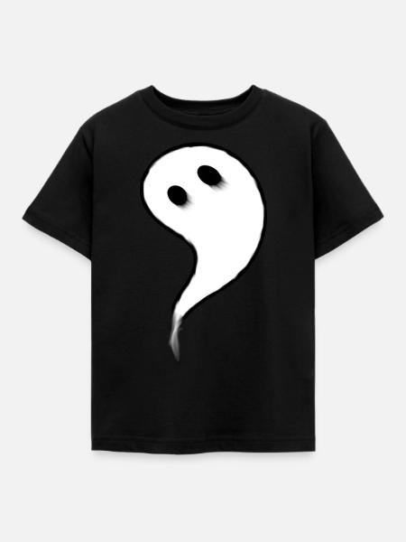 Geist - Kinder T-Shirt - Schwarz
