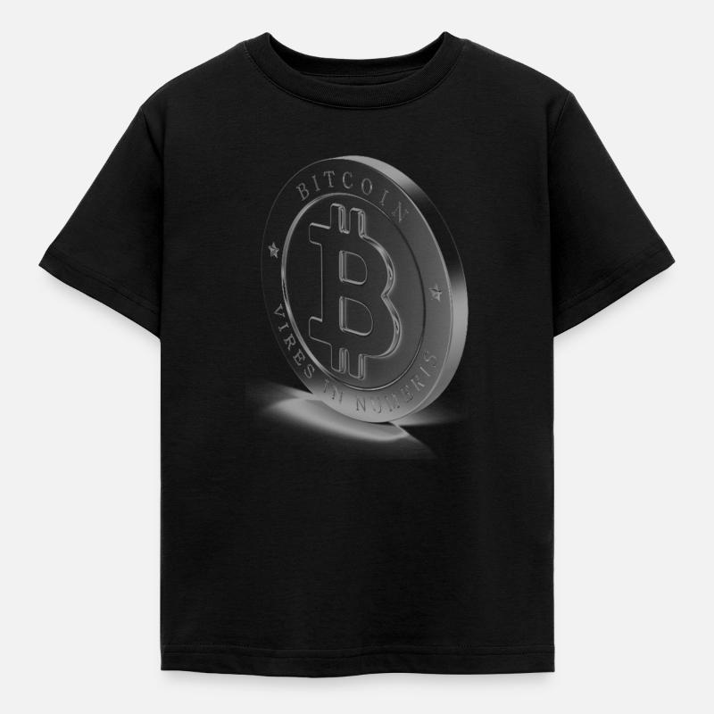 Bitcoin - Kinder T-Shirt - Schwarz