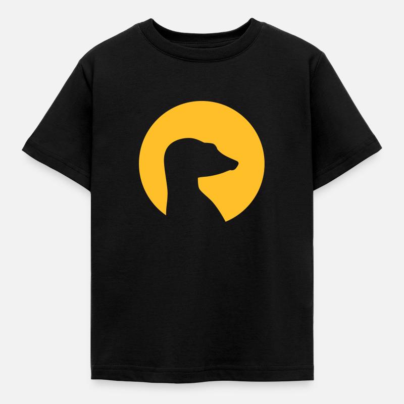 Erdmännchen - Kinder T-Shirt - Schwarz