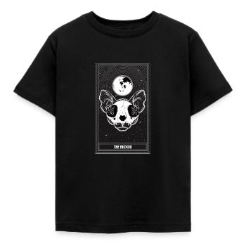 The Moon - Kinder T-Shirt - Schwarz - Vorne - AI Model Kid Female (0cm)