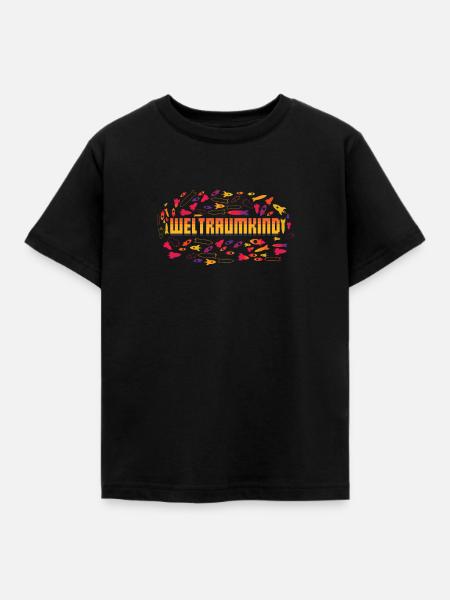 Weltraumkind - Kinder T-Shirt - Schwarz