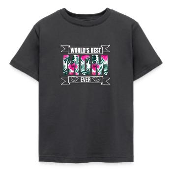 Maman - T-shirt Enfant - charbon - Devant - AI Model Kid Female (0cm)
