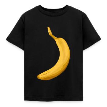 Banane - Kinder T-Shirt - Schwarz - Vorne - AI Model Kid Female (0cm)
