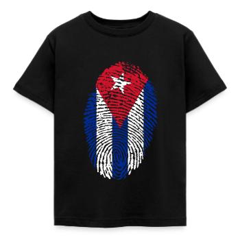 drapeau Cuba - T-shirt Enfant - noir - Devant - AI Model Kid Female (0cm)