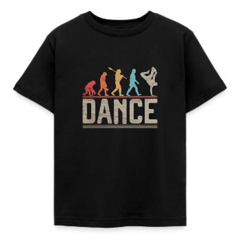Breakdance Evolution B-Boy B-Girl Hip Hop Tanz - Kinder T-Shirt - Schwarz - Vorne - AI Model Kid Female (0cm)