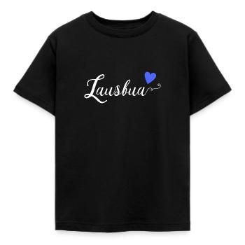 Lausbua Bavarian dialect Bavarian gift - Kids' T-Shirt - black - Front - AI Model Kid Female (0cm)