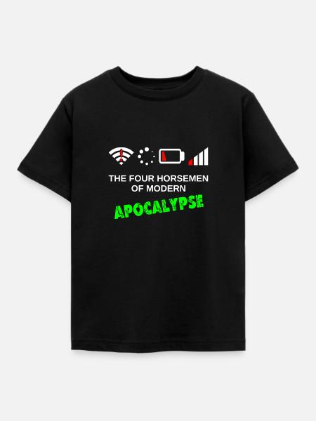 Les quatre cavaliers de l’apocalypse moderne - T-shirt Enfant - noir