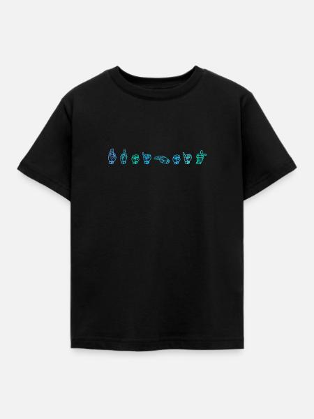 Freiheit - DGS Streetwear - Kinder T-Shirt - Schwarz