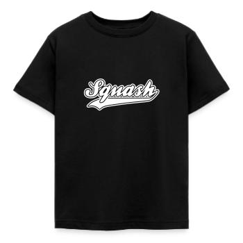 squash - Kinder T-Shirt - Schwarz - Vorne - AI Model Kid Female (0cm)