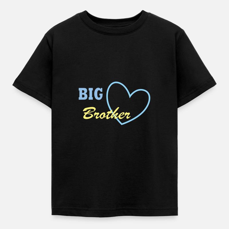 Großer Bruder - Kinder T-Shirt - Schwarz