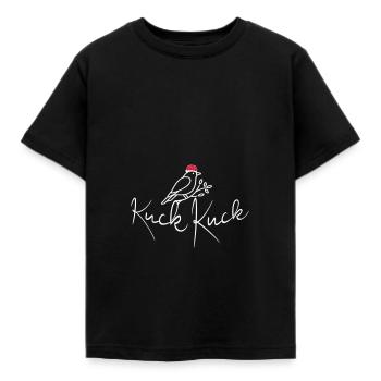 Kuckuck ruf - Kuck Kuck - Kinder T-Shirt - Schwarz - Vorne - AI Model Kid Female (0cm)