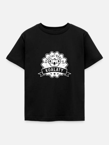 koala - Kinder T-Shirt - Schwarz