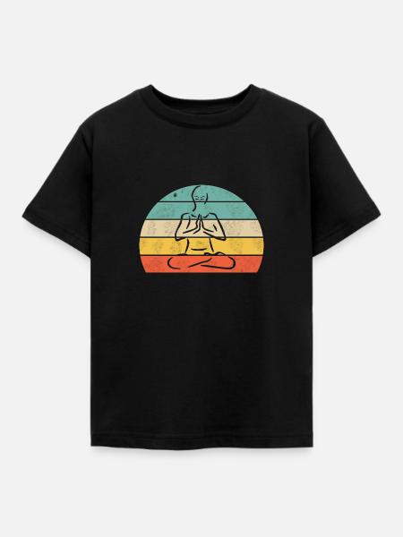 Méditation - T-shirt Enfant - noir