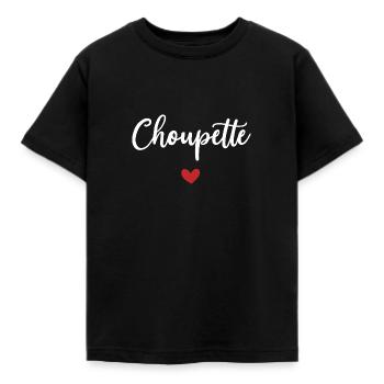 Surnom copine mignonne femme couple Choupette - T-shirt Enfant - noir - Devant - AI Model Kid Female (0cm)