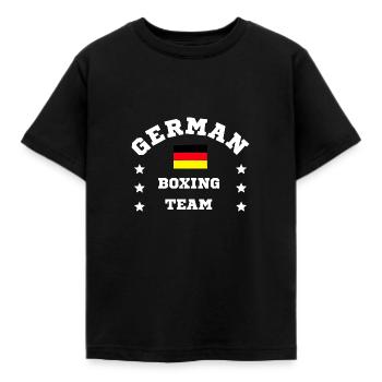 German Boxing Team - T-shirt Enfant - noir - Devant - AI Model Kid Female (0cm)