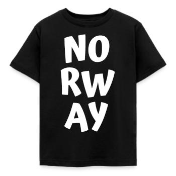 Norway - Kids' T-Shirt - black - Front - AI Model Kid Female (0cm)