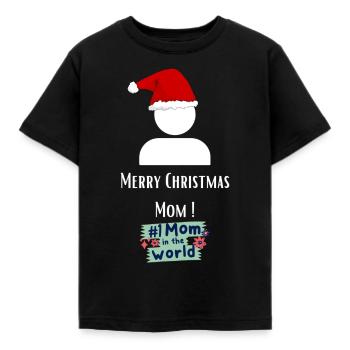 Mutter Weihnachtsgeschenk - Kinder T-Shirt - Schwarz - Vorne - AI Model Kid Female (0cm)