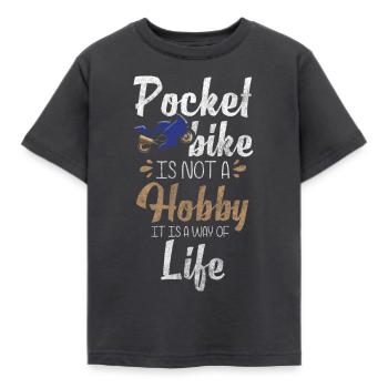Moto moto tout-terrain vélo tout-terrain - T-shirt Enfant - charbon - Devant - AI Model Kid Female (0cm)