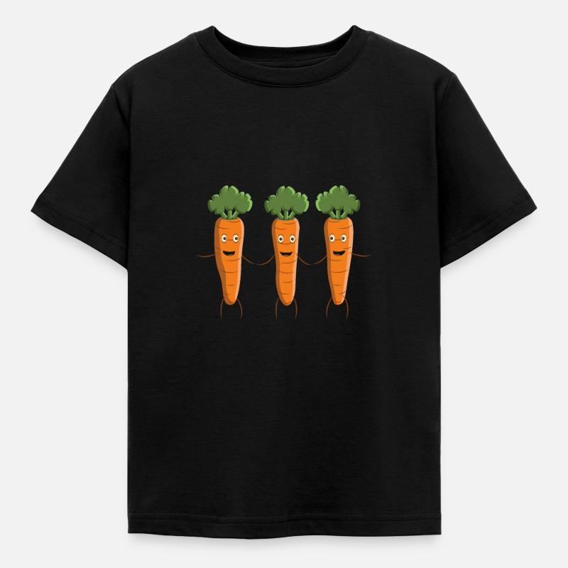 carrots - Kinder T-Shirt - Schwarz