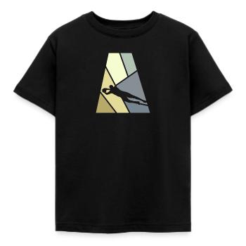 Verteidiger Fussball Tormann - Kinder T-Shirt - Schwarz - Vorne - AI Model Kid Female (0cm)