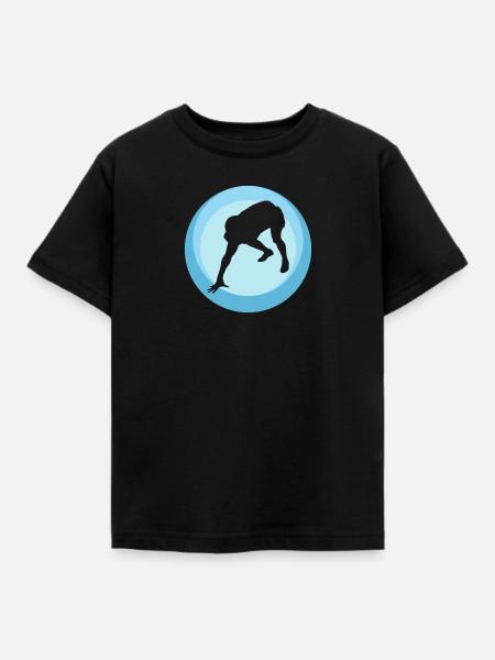 Quarterback Touchdown - Kinder T-Shirt - Schwarz