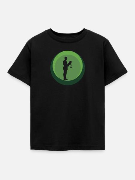 Gericht Absatz - Kinder T-Shirt - Schwarz