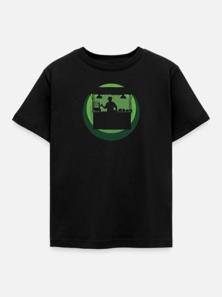 Imbiss - Kinder T-Shirt - Schwarz