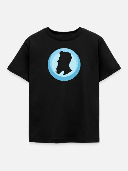 Bart November Hipster - Kinder T-Shirt - Schwarz