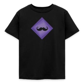 Barbe Hipster Poils du visage - T-shirt Enfant - noir - Devant - AI Model Kid Female (0cm)
