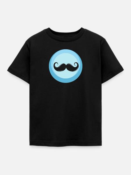 Bart November Gesichtsbehaarung - Kinder T-Shirt - Schwarz